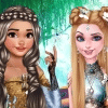 Elsa And Moana Fantasy Hairstyles